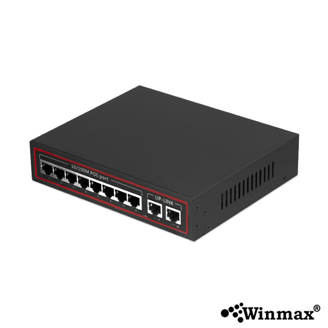 Network POE Switch 8 Port Ethernet 10/100Mbps