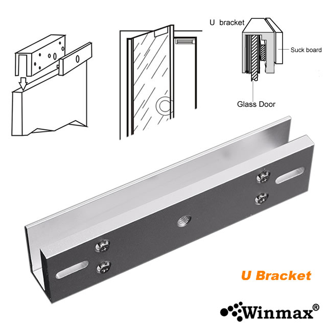 Electric Lock Model U Bracket