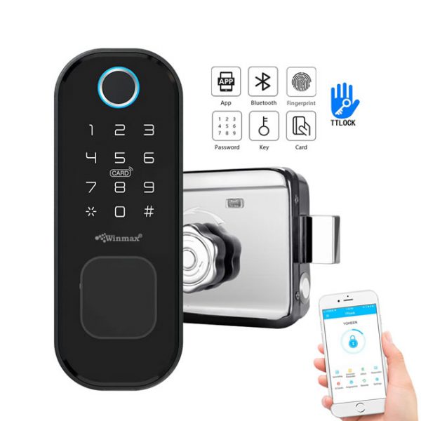 Lock Electronic Biometric Fingerprint Card Password Gate