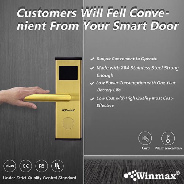 Hotel Smart Card Door Lock Model P10G