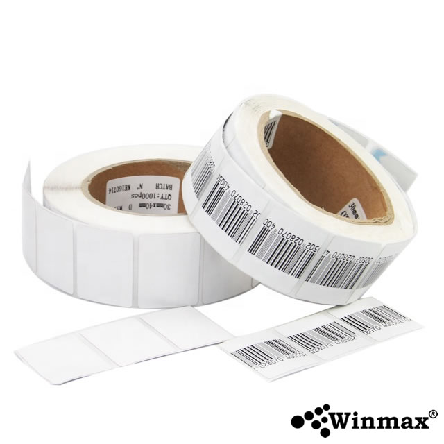 Anti-theft barcode sticker Soft Tag RF 8.2MHzl With 30 x 40 mm