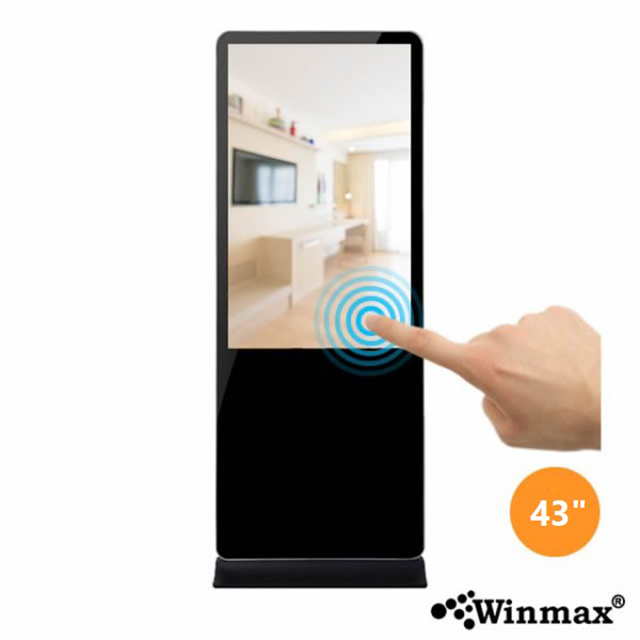 Stand Alone iPhone Style Touch Screen Digital Signage Model Winmax-DST43