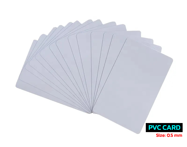 PVC Card 0.5 mm. key card key tag PVC Card sticker