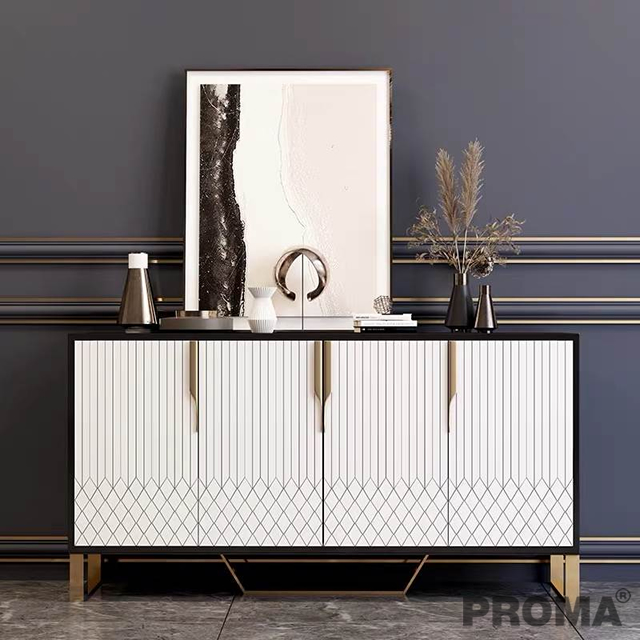 Console Table Storage Cabinet Dining Room