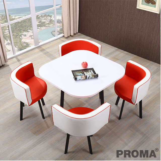 Dining Table Simple Iron Table And Chair Set