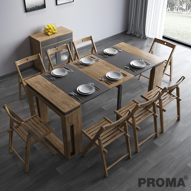 Simplicity Home Multifunction Modern Wooden Folding Dining Table