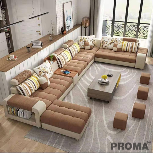 Sofa Set U Shape Sofa Couch Large 7 Seater