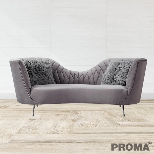 French Italian Modern Velvet Sofa