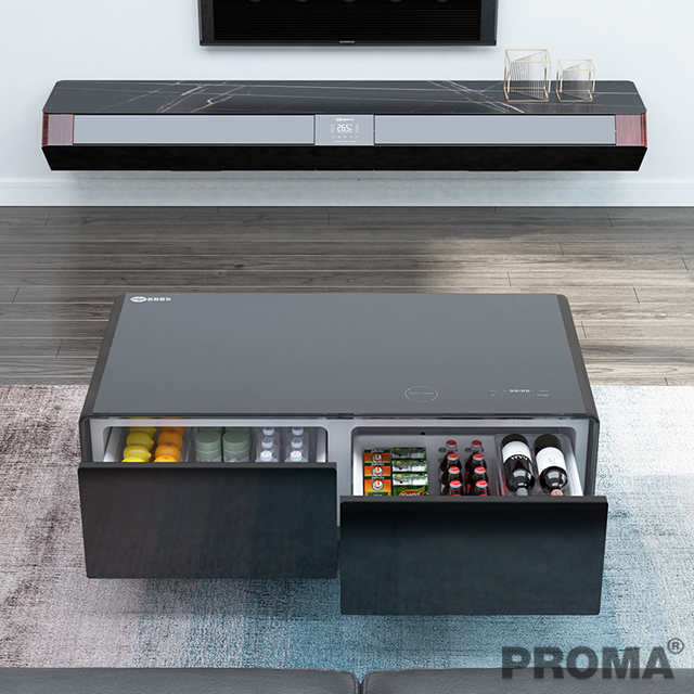 PROMA 7in1 Interactive MultiTouch Smart Sofa Table with Refrigerator