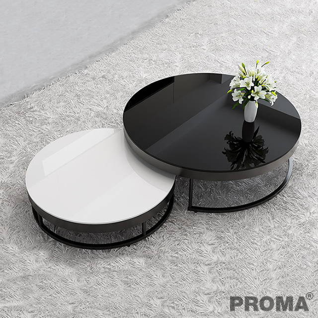 Nordic Modern Tempered Glass Coffee Table