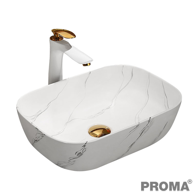 Above Counter Basin Wash Ceramic Square