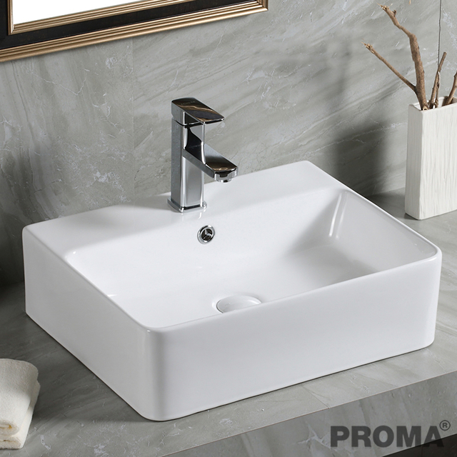 Cabinet Countertop Bathroom Ceramic Hand Wash Basin