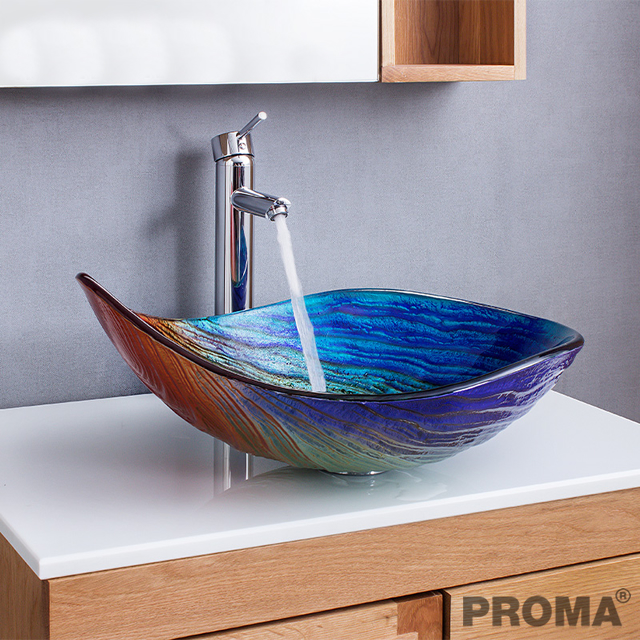 Table Top Lavatory Cabinet Countertop Faucets Luxury Bathroom Sinks