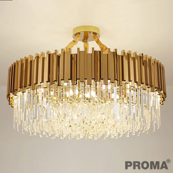 Circular Modern Luxury Crystal Chandelier