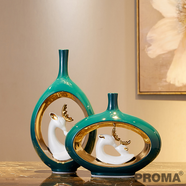 Deer Vase Home Decoration Living Room Desktop
