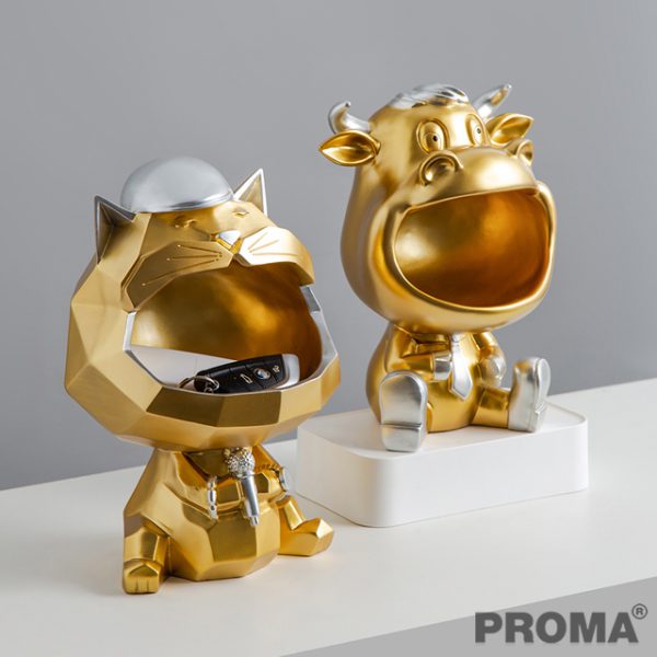 Resin storage tank geometric animal model storage box