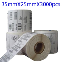 Label Barcode 35x25mm 3000pcs ʵ
