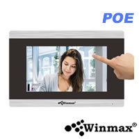 Video Door Bell Finger Print Video Intercom 7 inch