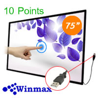 ͷѪʡչ touch screen Ҵ 75  10 ش Winmax-T110