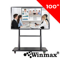 100 Inch Smart Touch Screen Interactive Whiteboard for Education / Conference Meeting