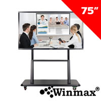 75 Inch Smart Touch Screen Interactive Whiteboard for Education / Conference Meeting