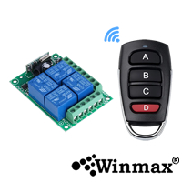 RF 433MHz Wireless Remote Control Keyless Door 12V