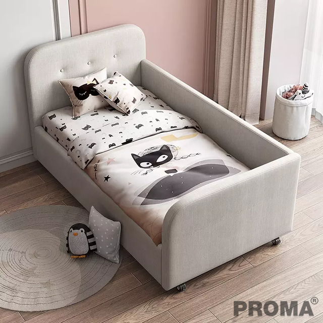 MDF Wood Frame Kid Bed Baby Children Bed