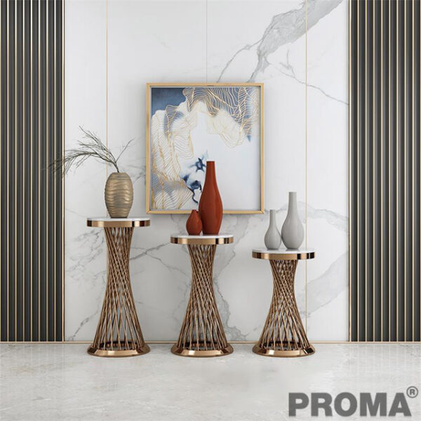 FLOWER STAND CONSOLE TABLE MODERN STYLE FOR MODERN LIVING ROOM.