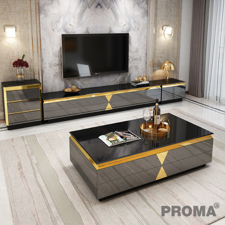 Sofa Center Table Storage Shelves