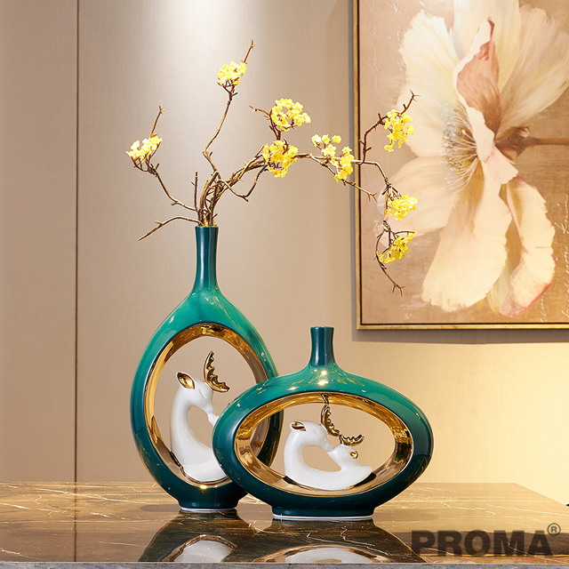 Deer Vase Home Decoration Living Room Desktop