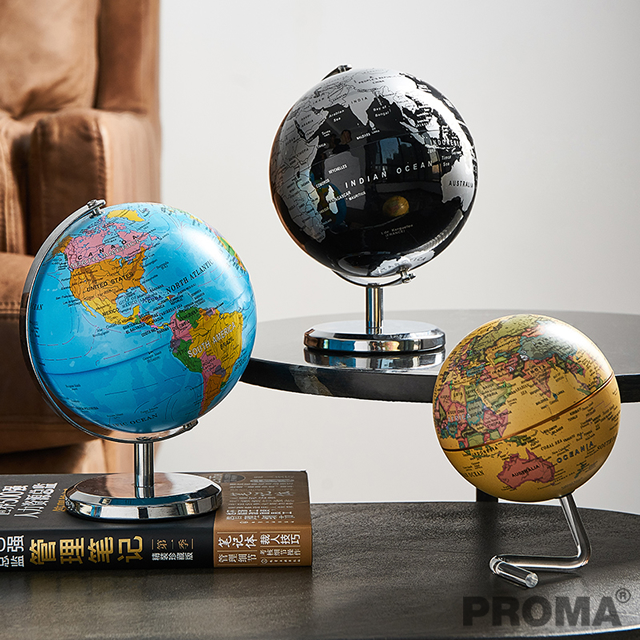 Study room decoration world map geograph