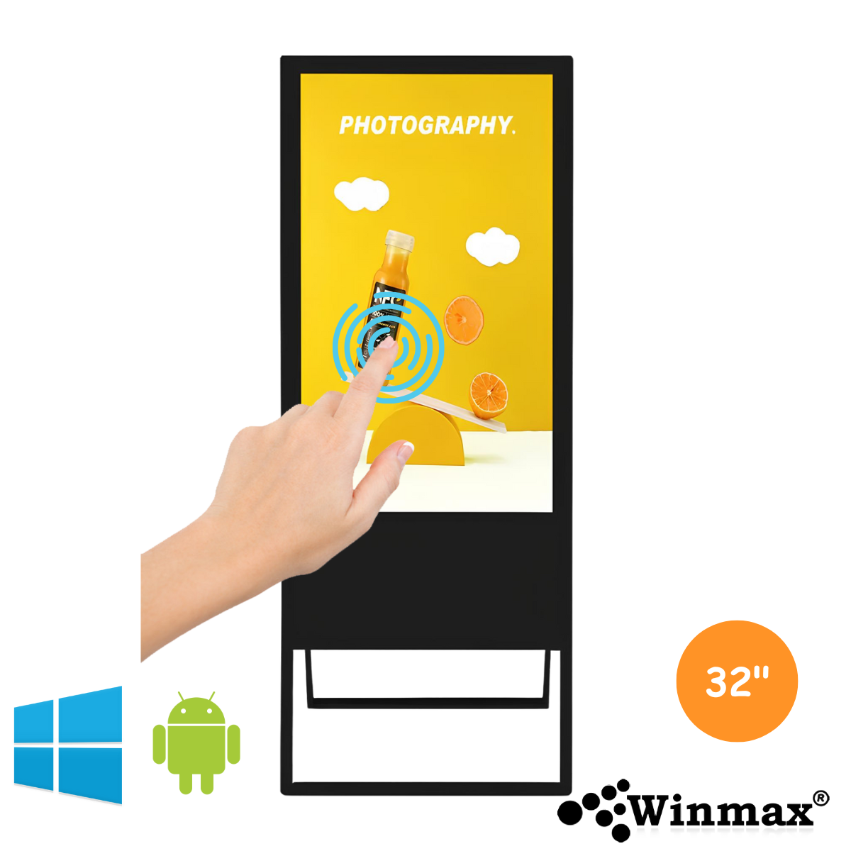 ɳҴԨԵ Ẻ͹ Winmax Portable Signage 32  ͷѪʡչ  Winmax-PST32